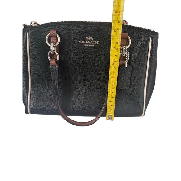 Coach Black Leather Mini Christie Carryall Crossbody Bag - Picture 8 of 11